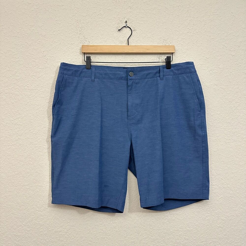 FAHERTY Belt Loop All Day 9" Shorts Drawstring in Navy Blue